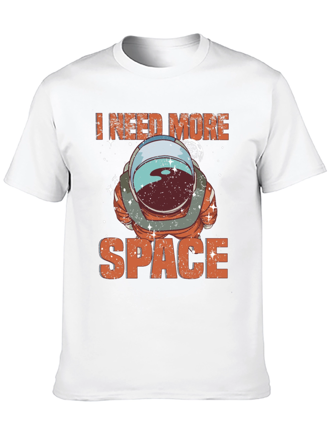 I Need More Space Astronaut T-Shirt - Black