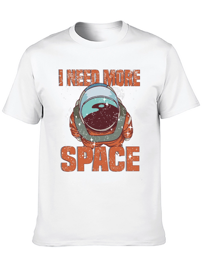 I Need More Space Astronaut T-Shirt - Black