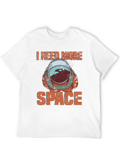 I Need More Space Astronaut T-Shirt - Black