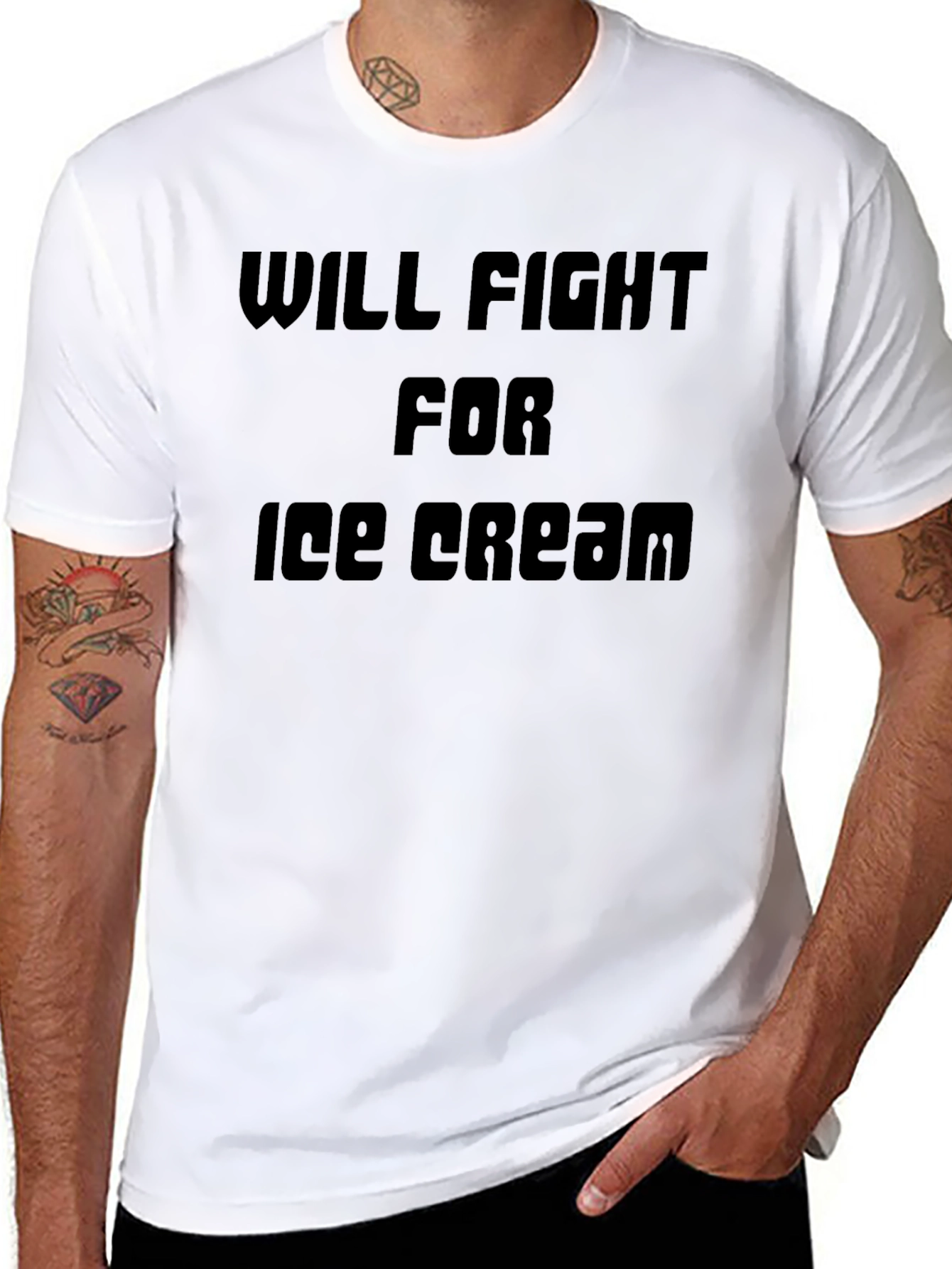 Will Fight For Ice Cream T-Shirt