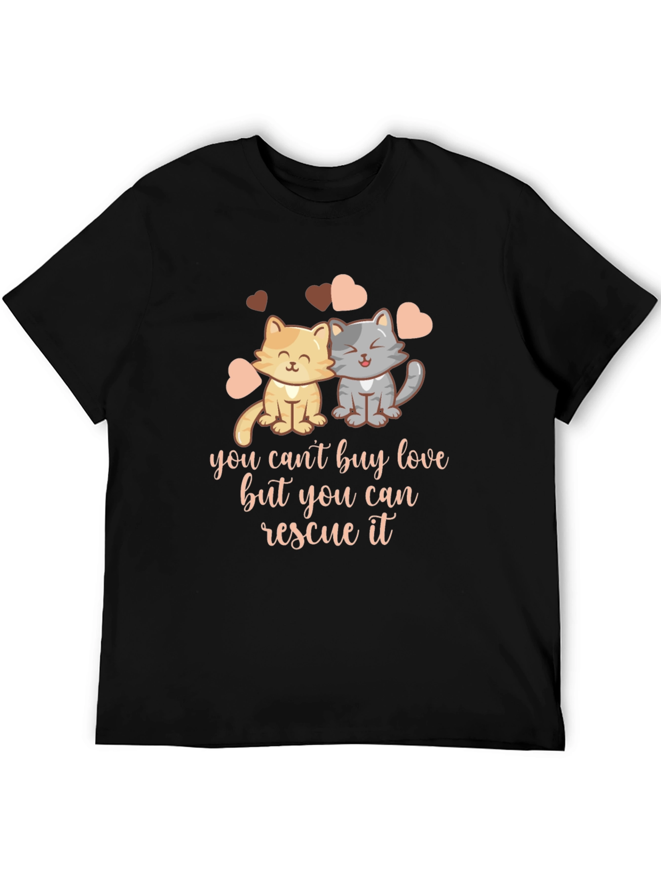 Rescue Love Unisex T-Shirt - Cat Lover Tee
