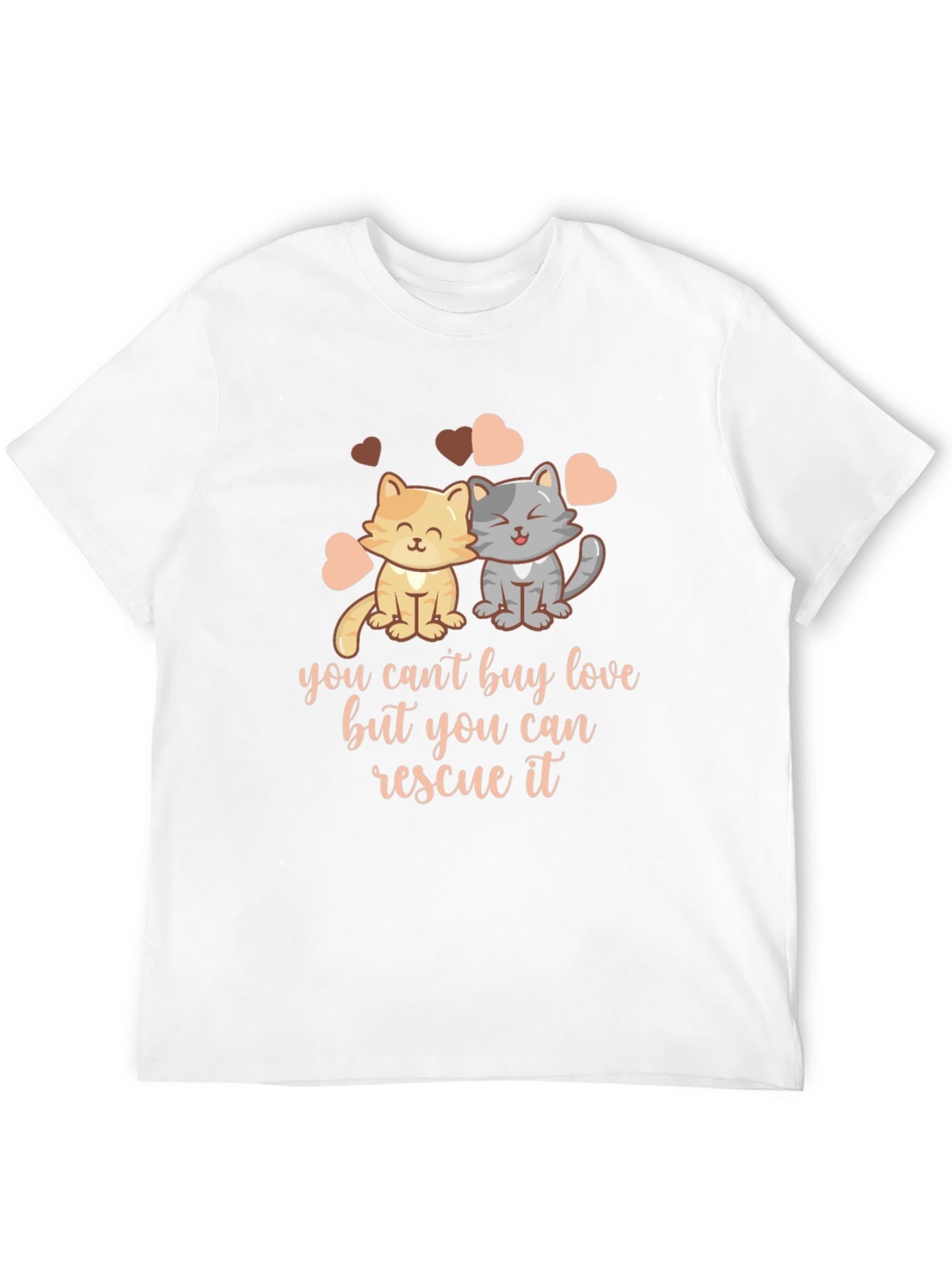Rescue Love Unisex T-Shirt - Cat Lover Tee