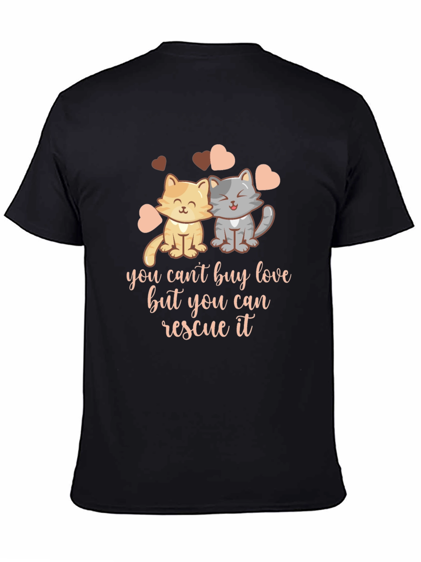Rescue Love Unisex T-Shirt - Cat Lover Tee