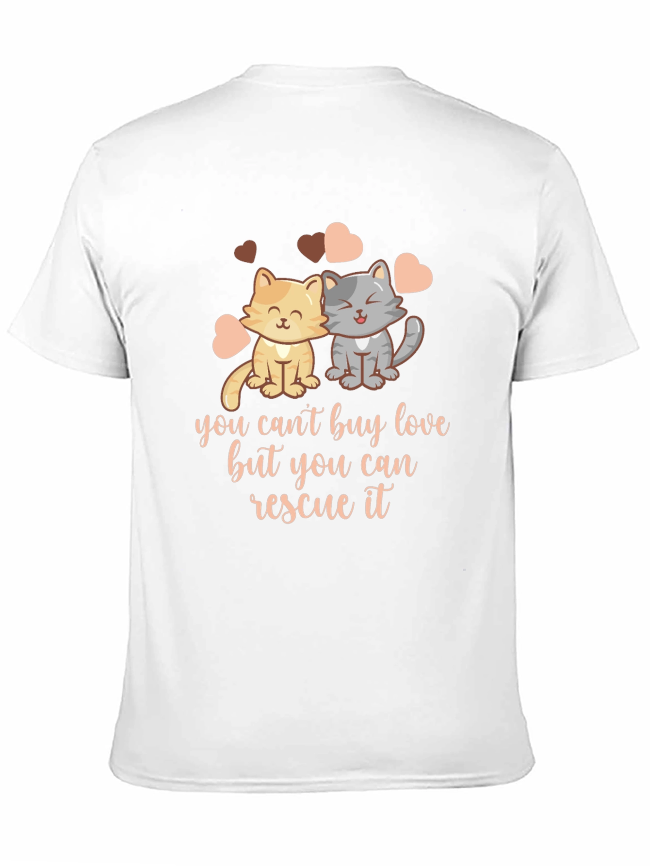 Rescue Love Unisex T-Shirt - Cat Lover Tee