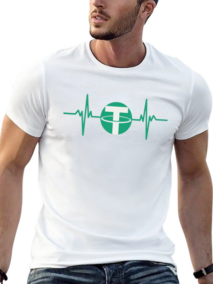 Tether Heartbeat Graphic T-Shirt