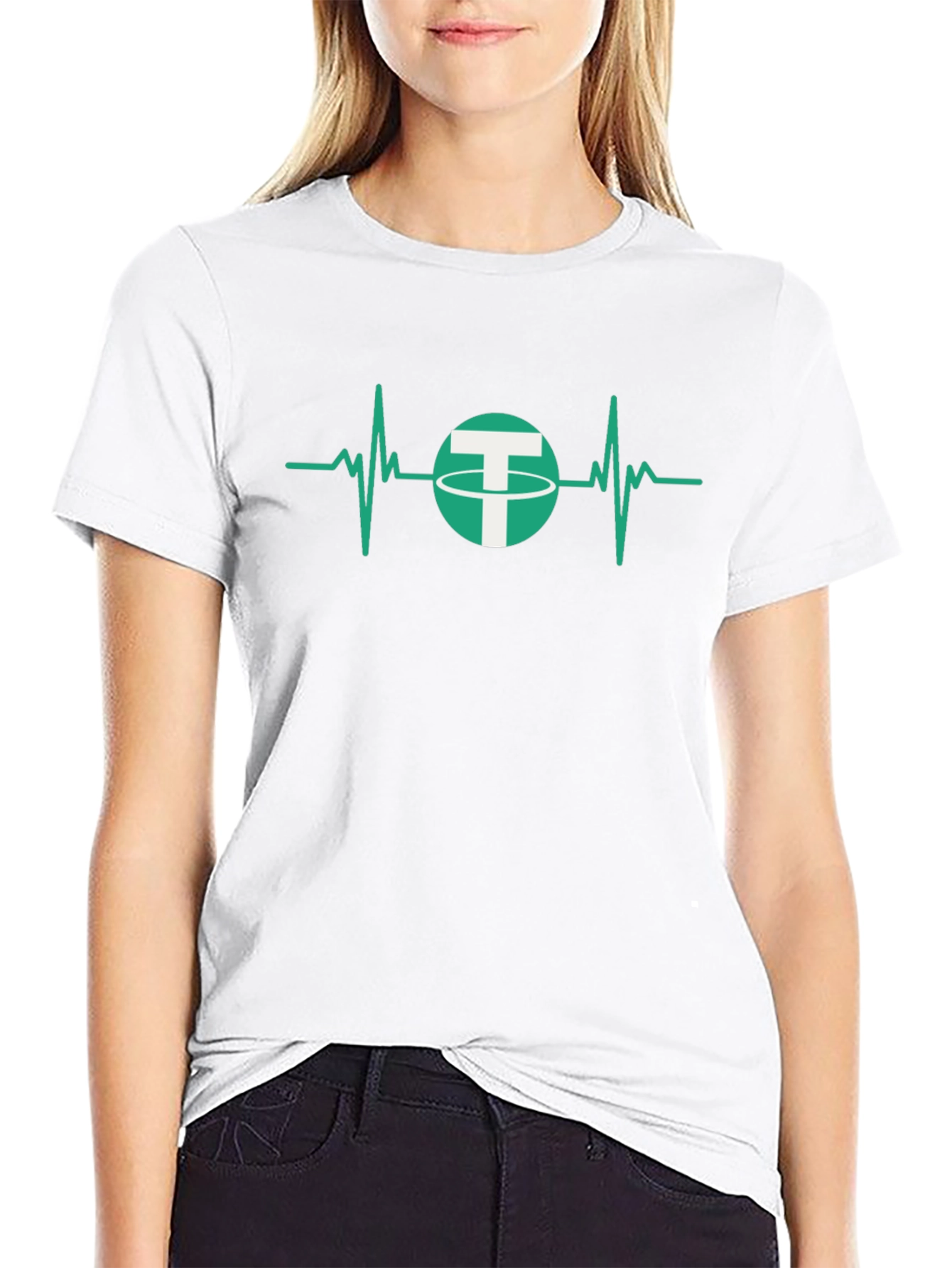 Tether Heartbeat Graphic T-Shirt