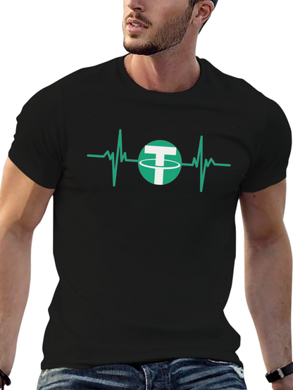 Tether Heartbeat Graphic T-Shirt