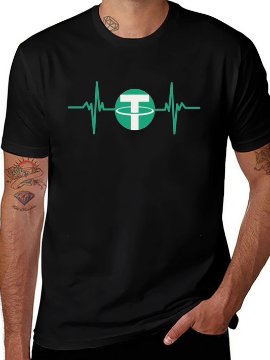 Tether Heartbeat Graphic T-Shirt
