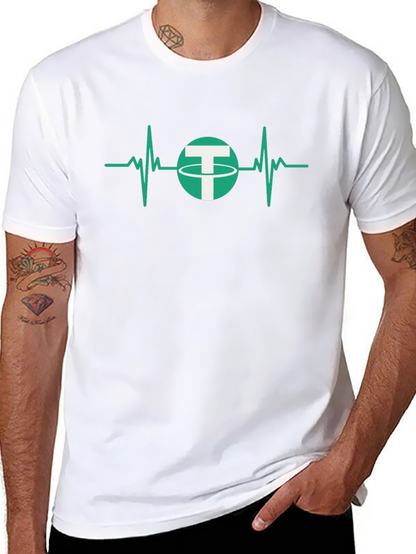 Tether Heartbeat Graphic T-Shirt