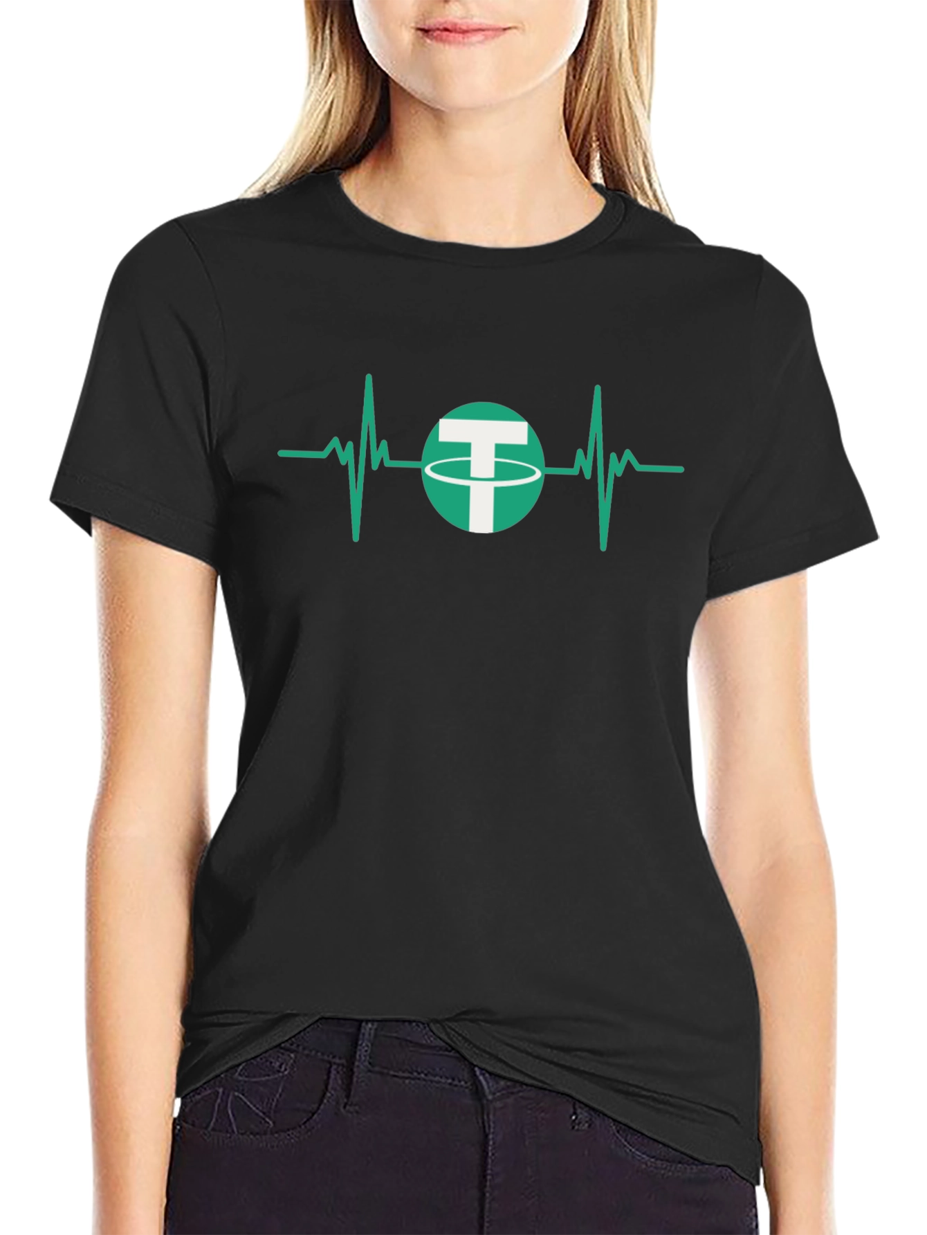 Tether Heartbeat Graphic T-Shirt