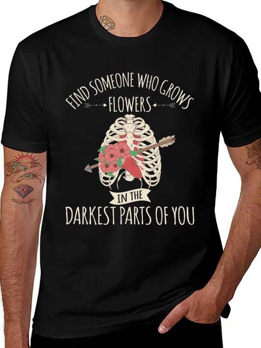 Darkest Parts Flowers Graphic Tee