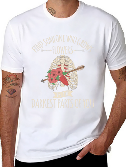 Darkest Parts Flowers Graphic Tee