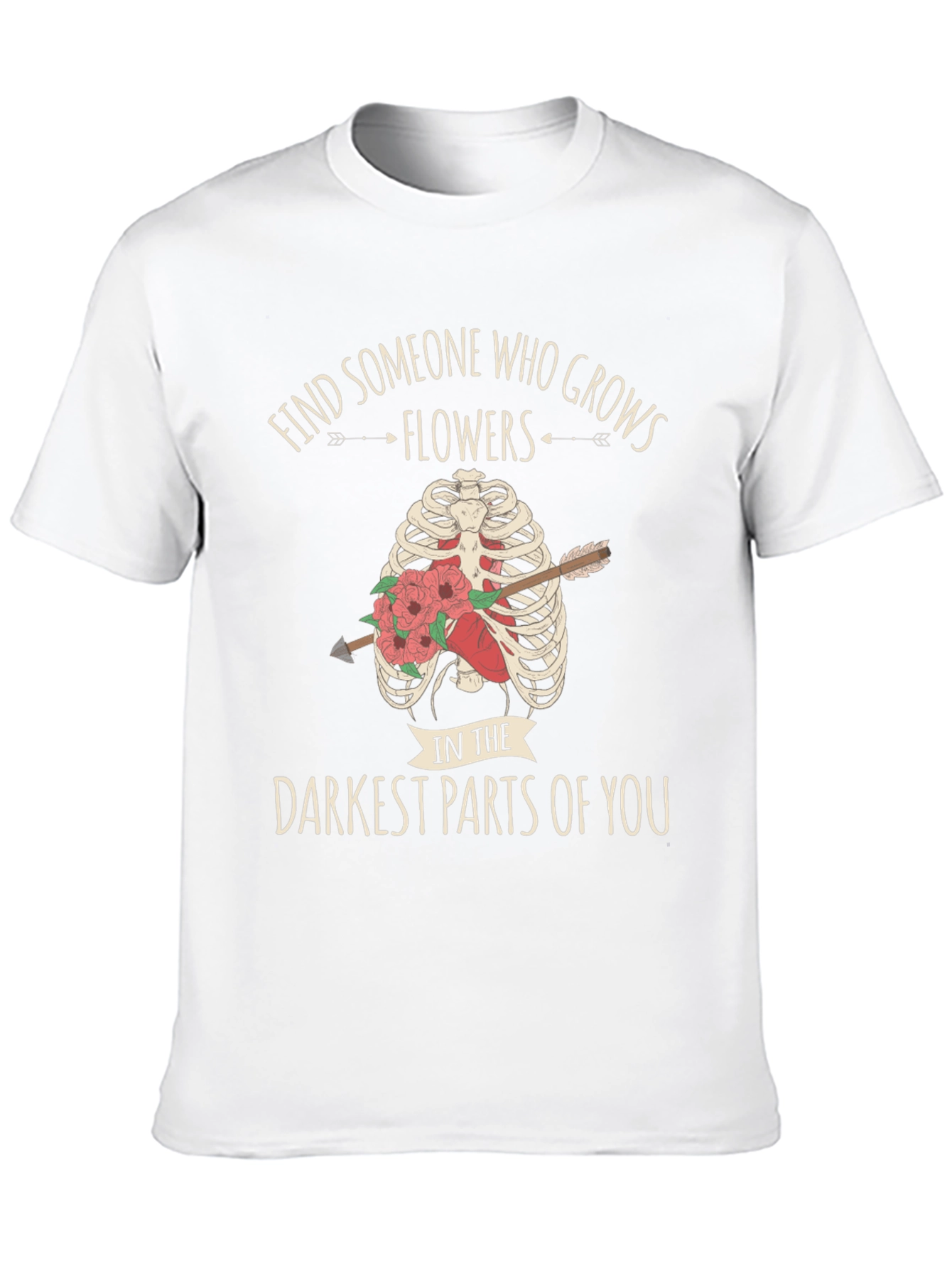 Darkest Parts Flowers Graphic Tee