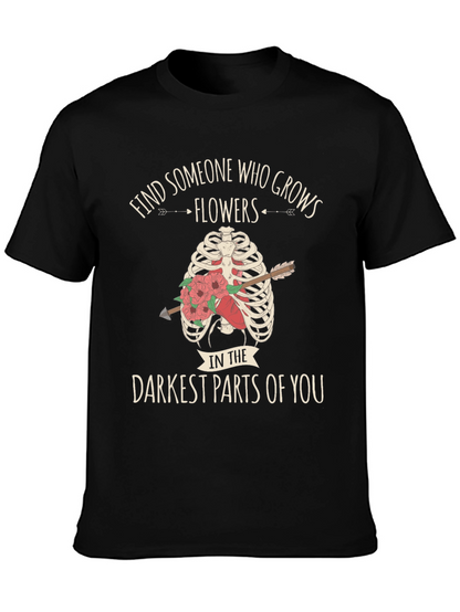 Darkest Parts Flowers Graphic Tee