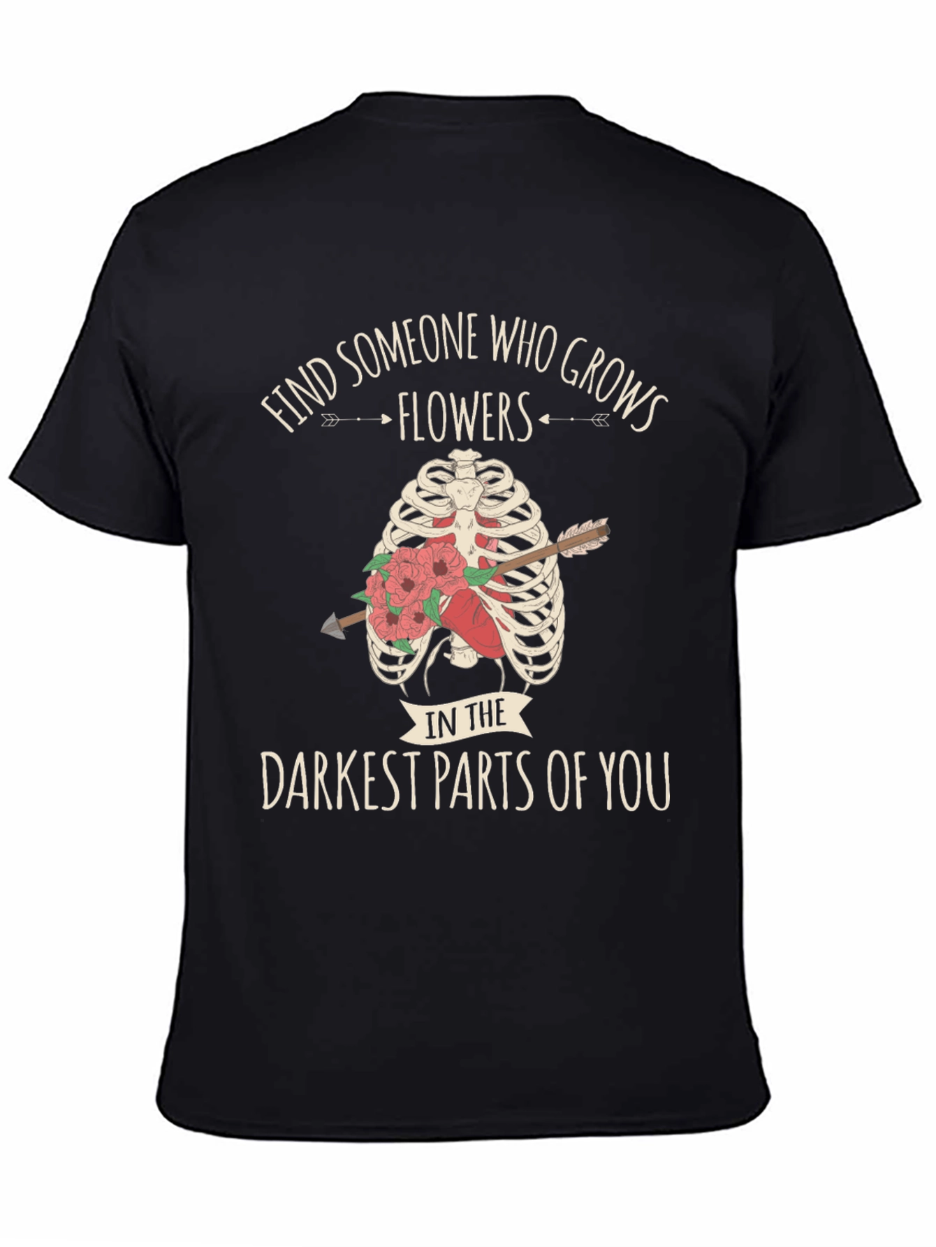 Darkest Parts Flowers Graphic Tee