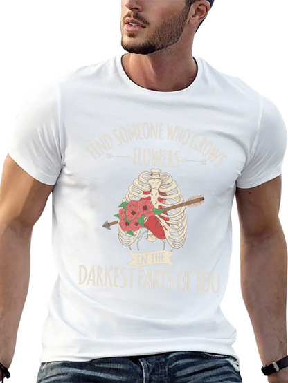 Darkest Parts Flowers Graphic Tee