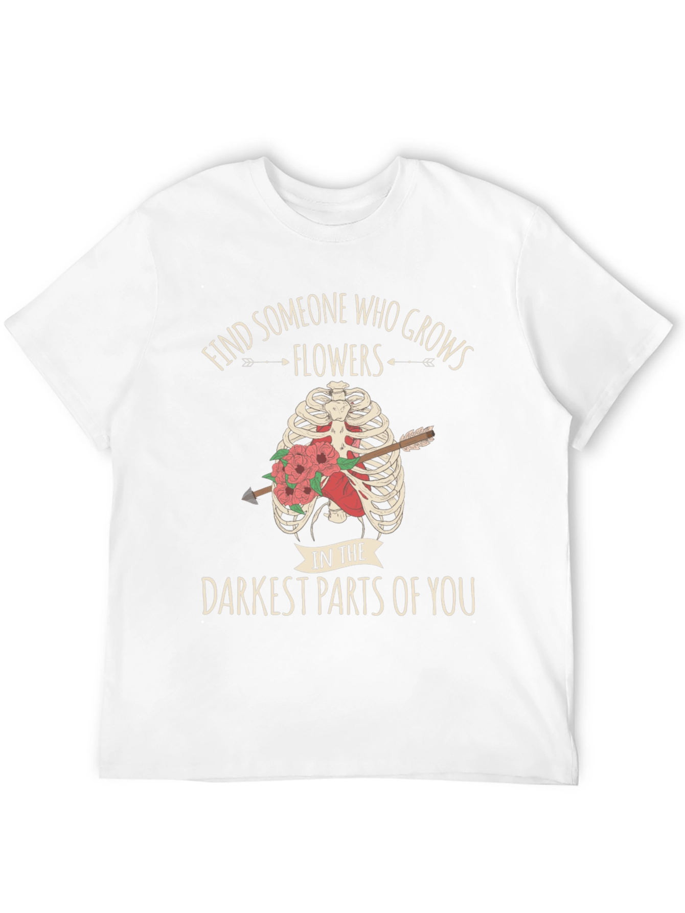 Darkest Parts Flowers Graphic Tee