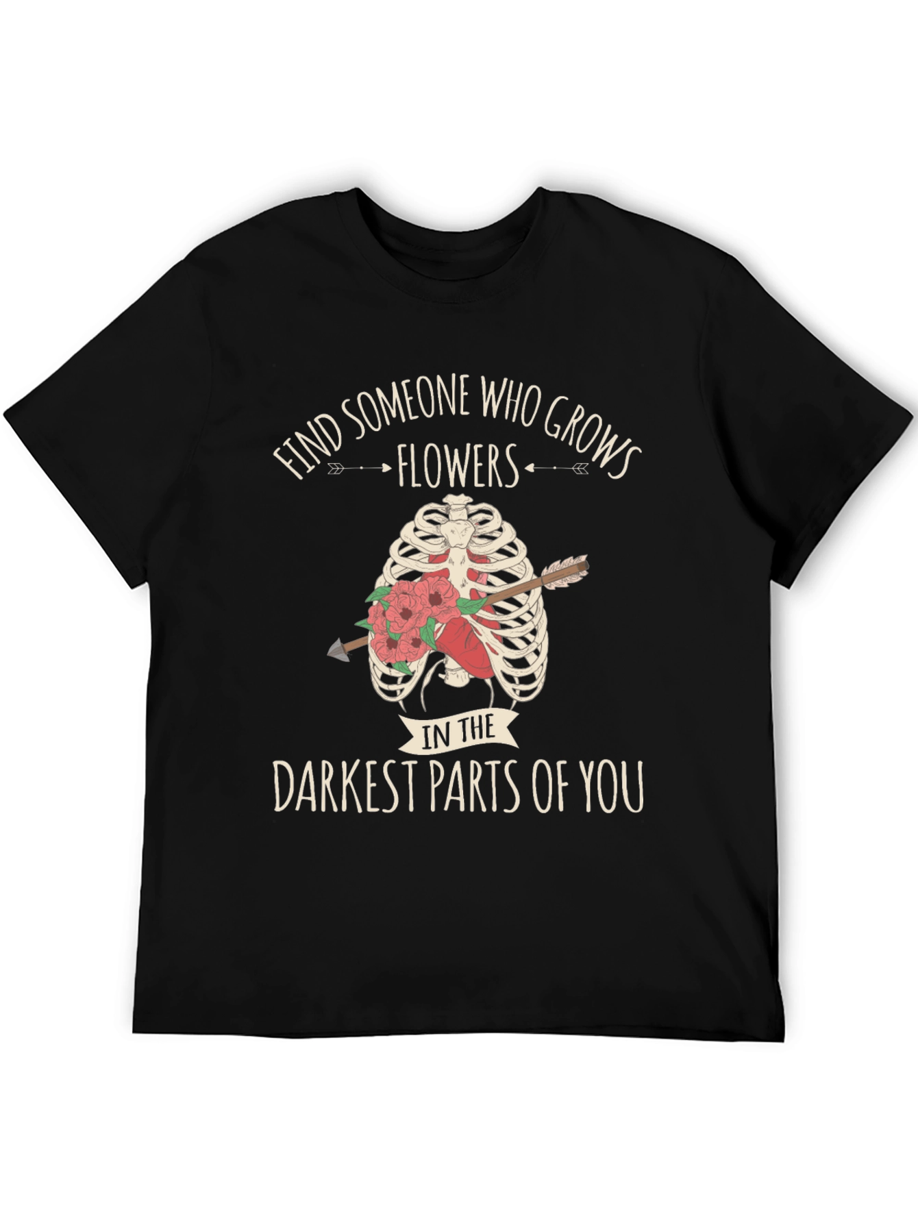 Darkest Parts Flowers Graphic Tee