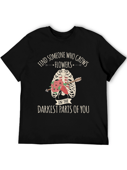 Darkest Parts Flowers Graphic Tee