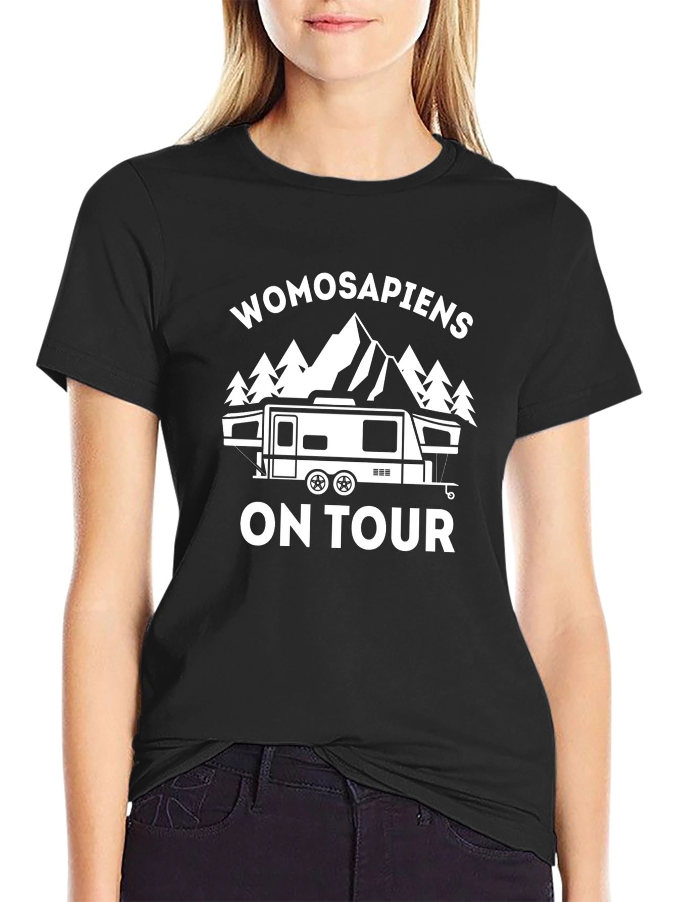 Womosapiens On Tour T-Shirt - Camping Adventure Tee