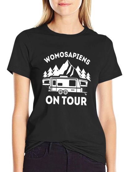 Womosapiens On Tour T-Shirt - Camping Adventure Tee