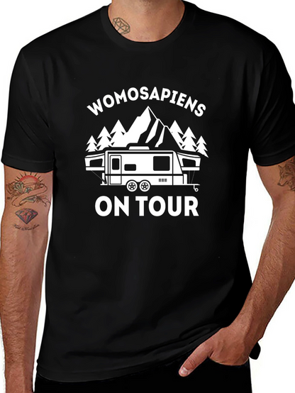 Womosapiens On Tour T-Shirt - Camping Adventure Tee