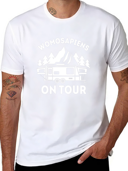 Womosapiens On Tour T-Shirt - Camping Adventure Tee