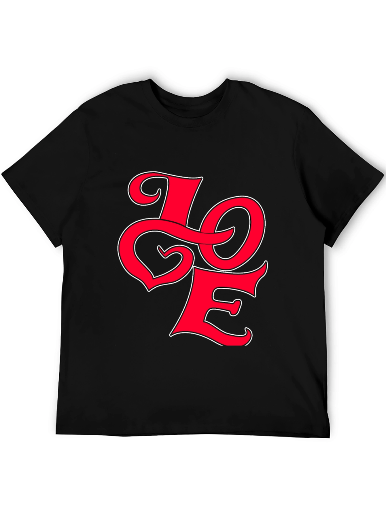 Love Graphic Black T-Shirt