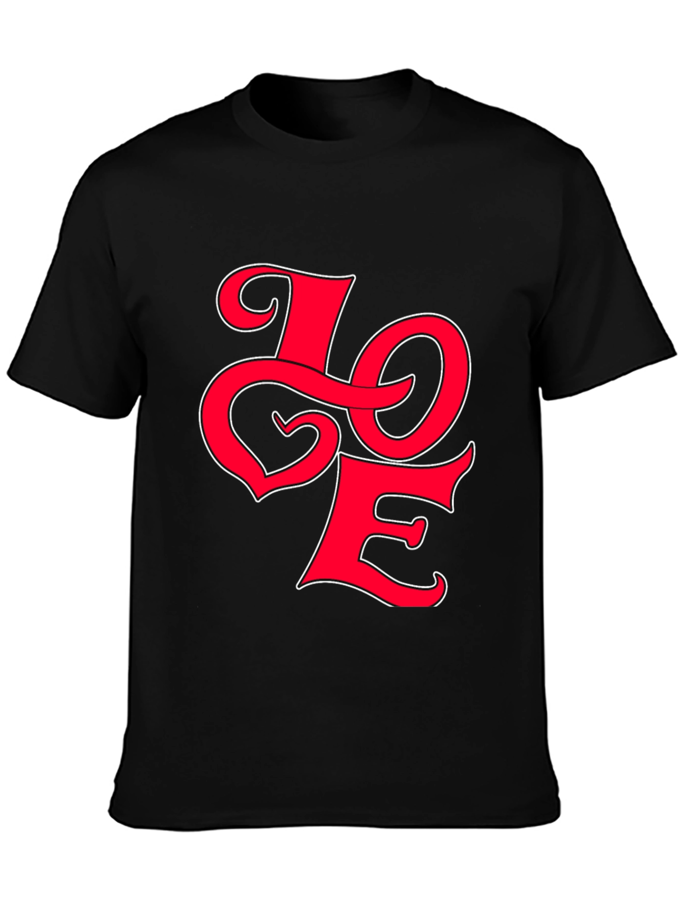 Love Graphic Black T-Shirt