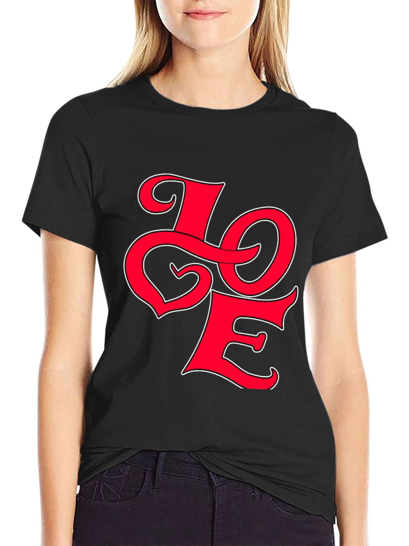 Love Graphic Black T-Shirt
