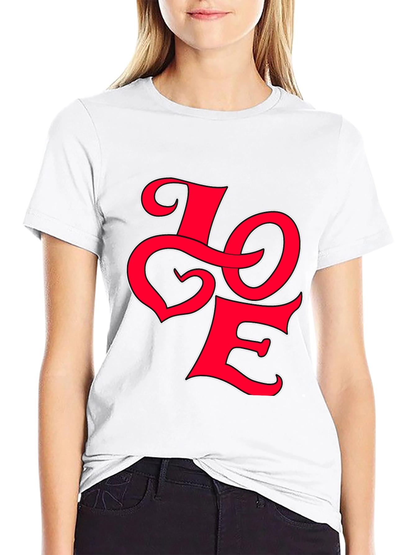 Love Graphic Black T-Shirt