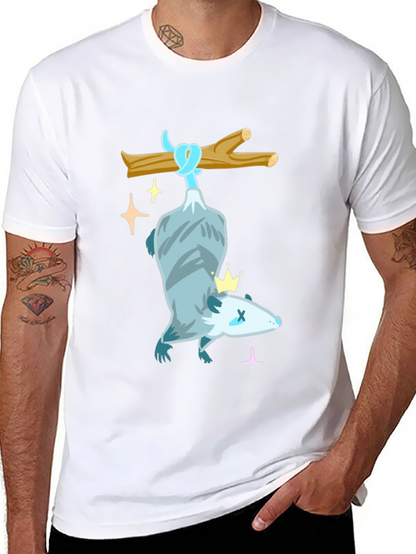 Hanging Opossum Tee - Play Dead and Shine!