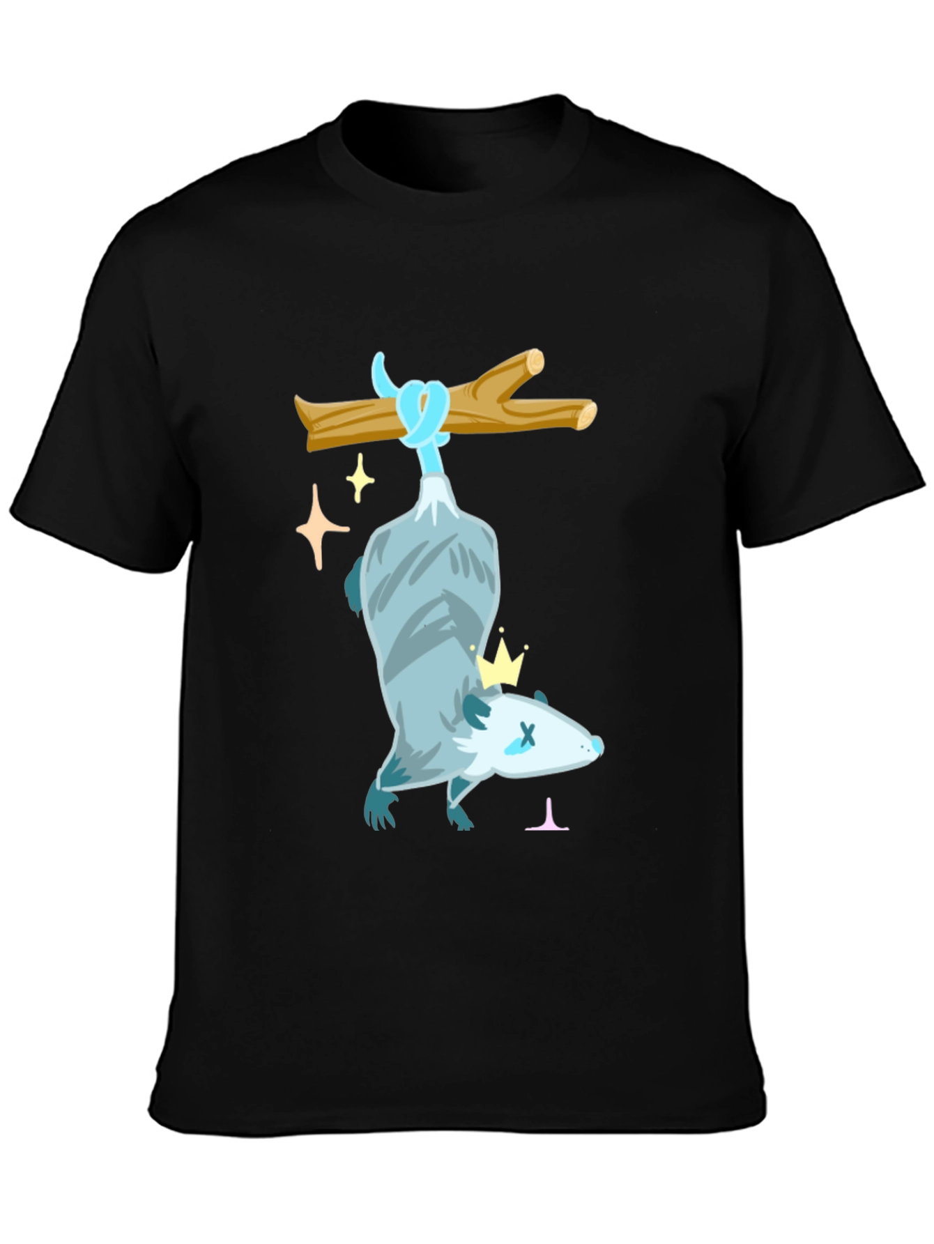 Hanging Opossum Tee - Play Dead and Shine!