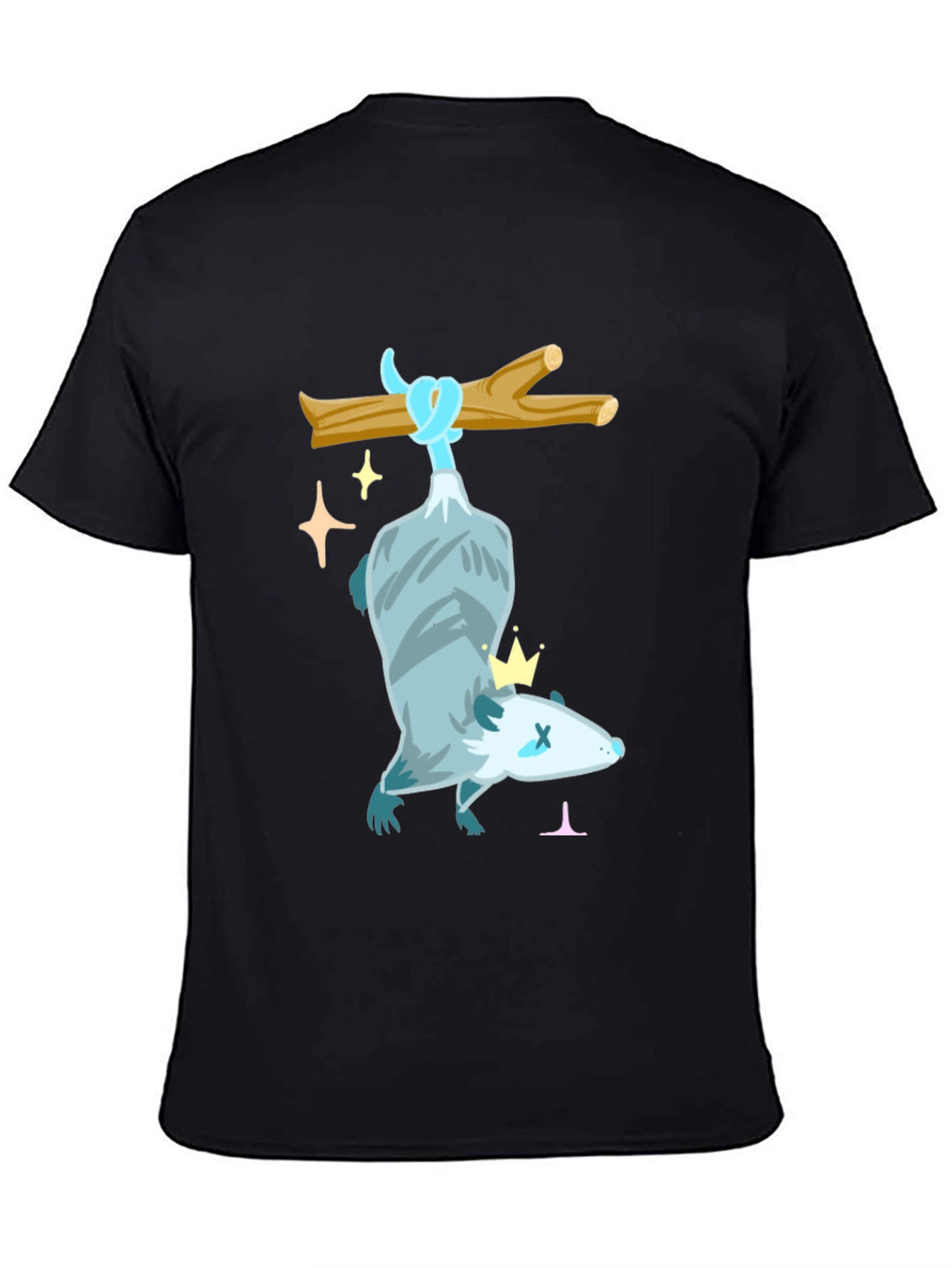 Hanging Opossum Tee - Play Dead and Shine!