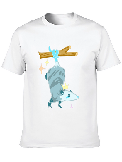 Hanging Opossum Tee - Play Dead and Shine!