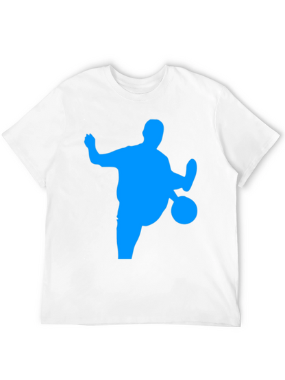 Soccer Silhouette Graphic Tee - Black