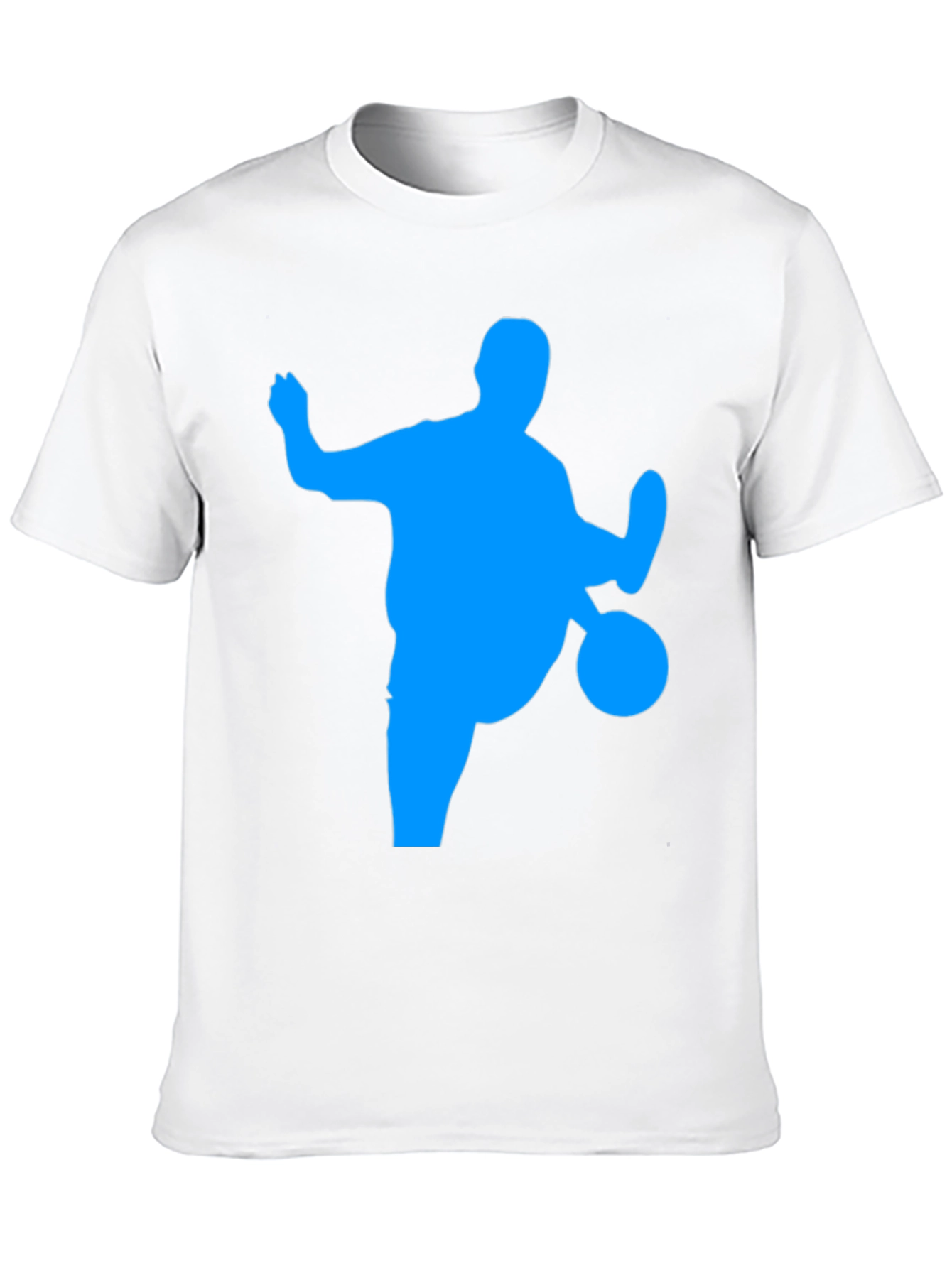 Soccer Silhouette Graphic Tee - Black