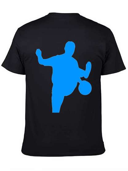 Soccer Silhouette Graphic Tee - Black
