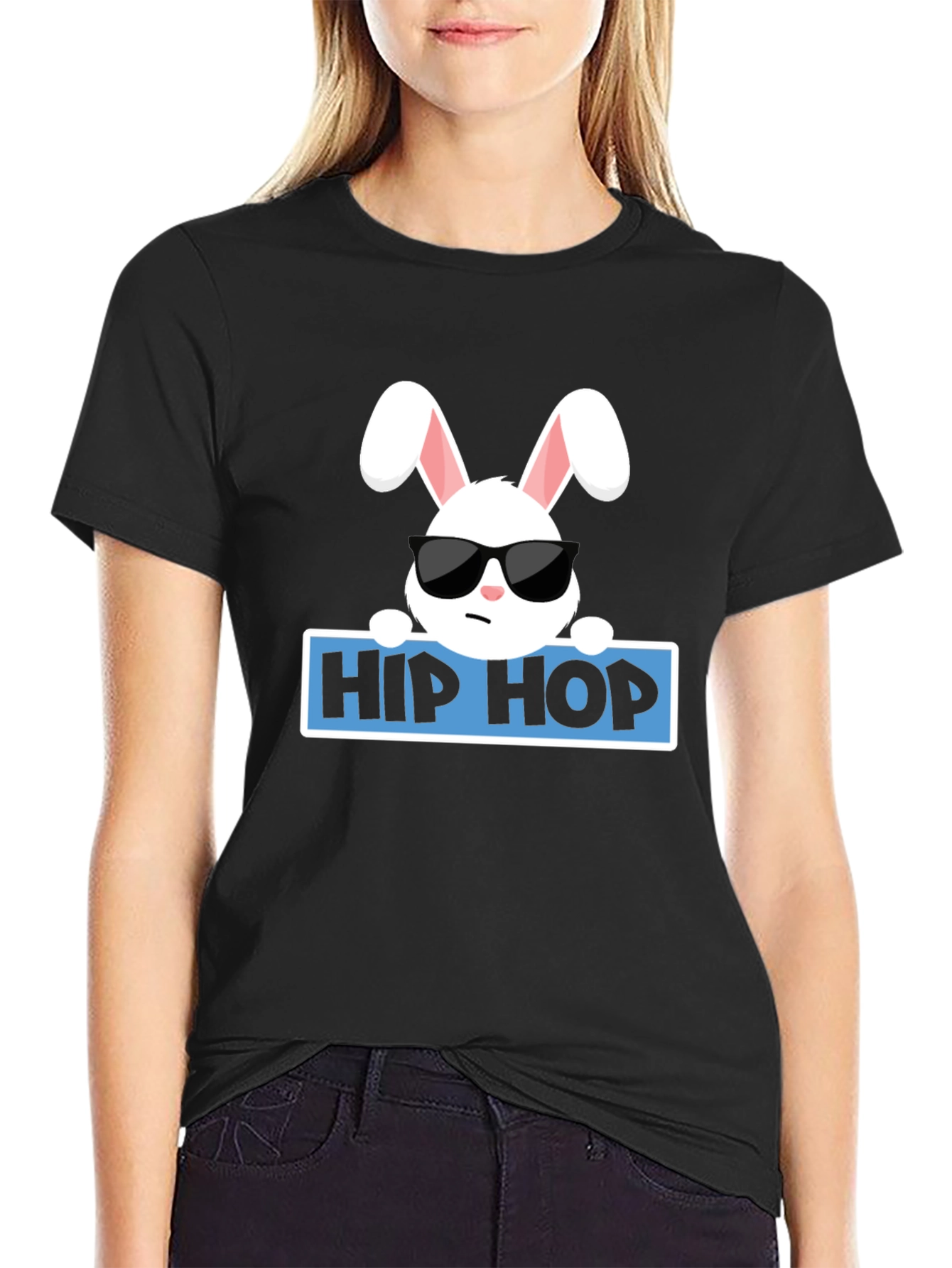 Hip Hop Bunny T-Shirt - Cool Easter Tee