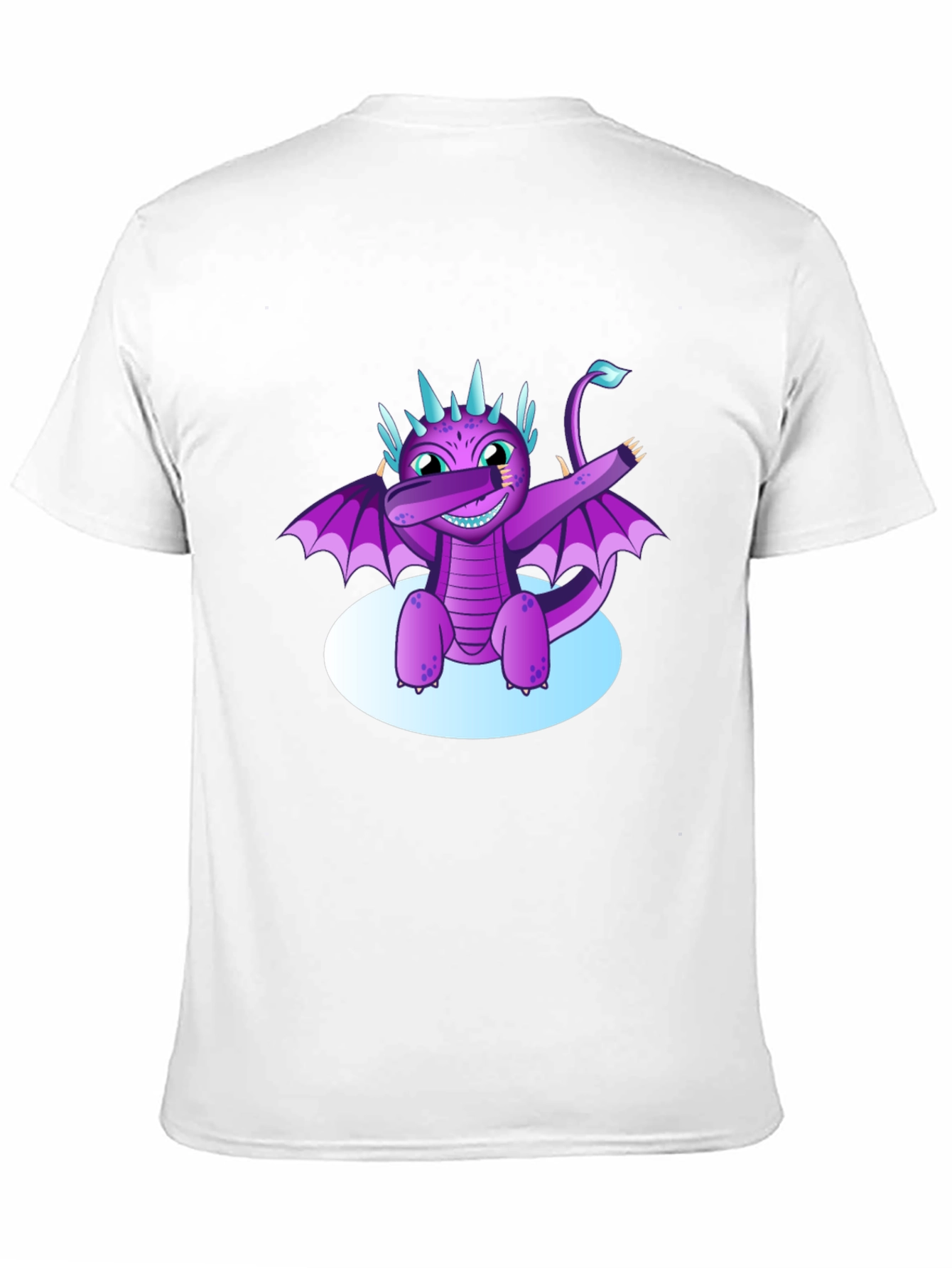 Dabbing Dragon Graphic Tee - Cool Black T-Shirt