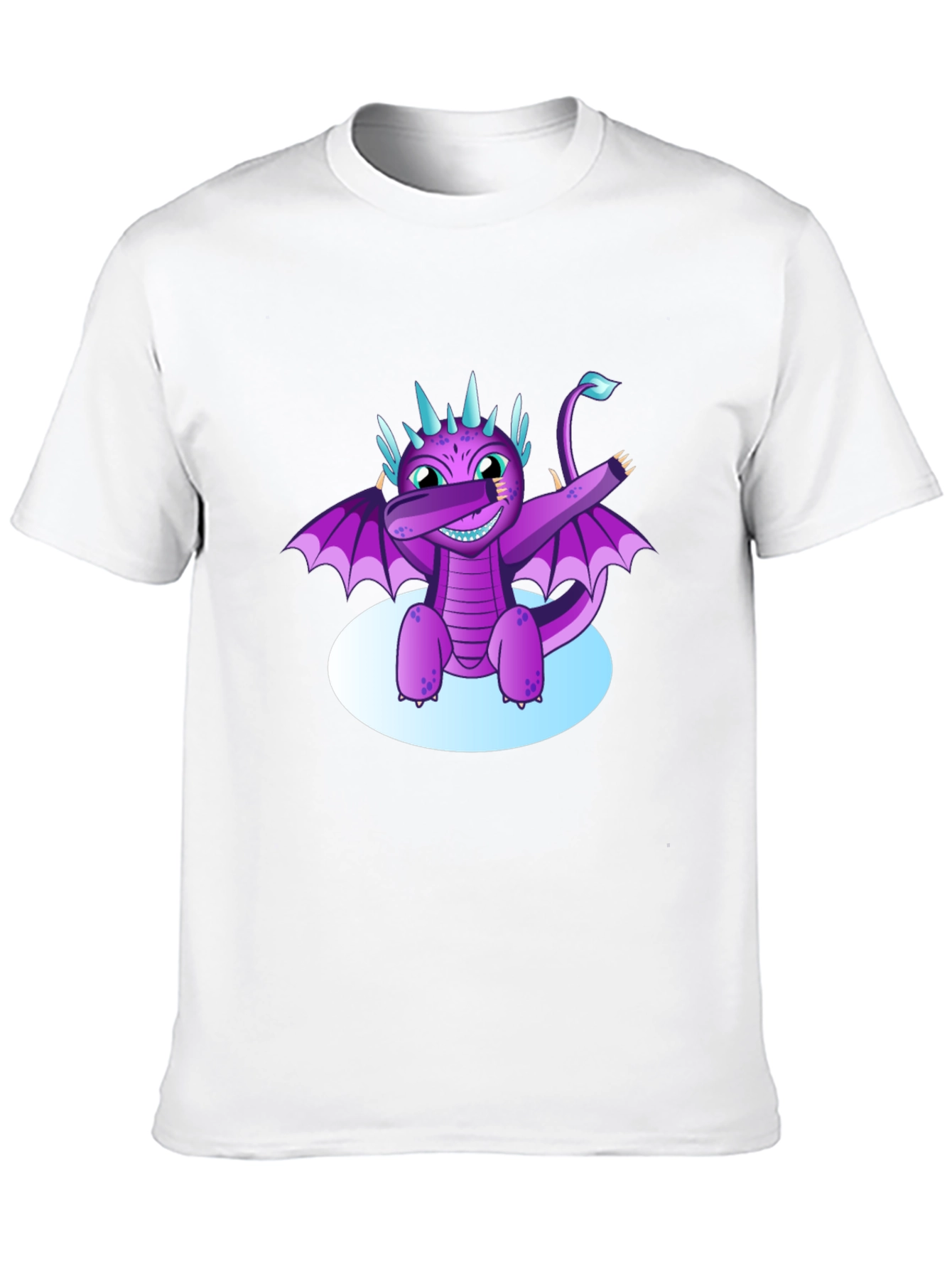 Dabbing Dragon Graphic Tee - Cool Black T-Shirt