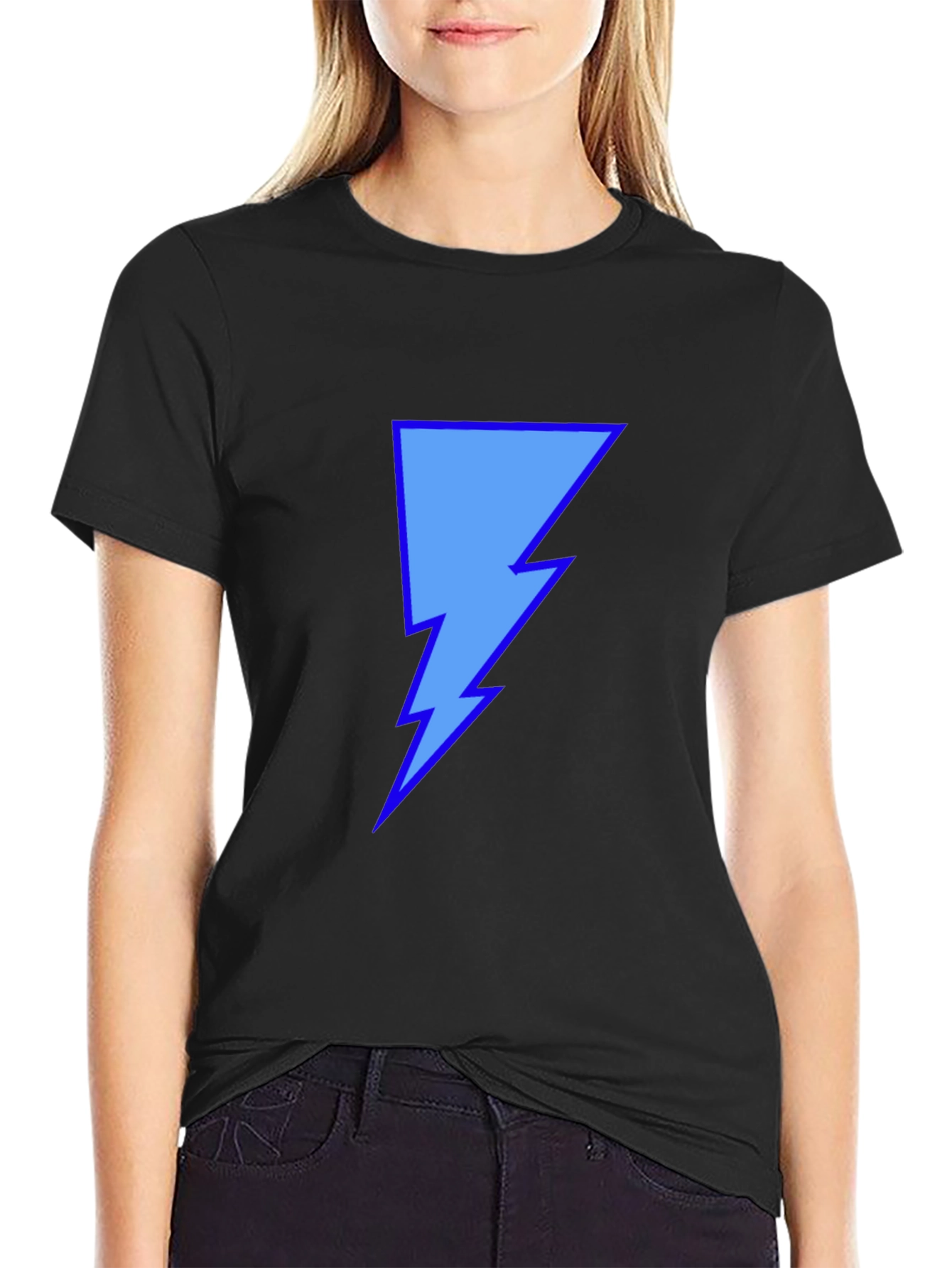 Lightning Bolt Graphic Tee - Stylish Casual Wear