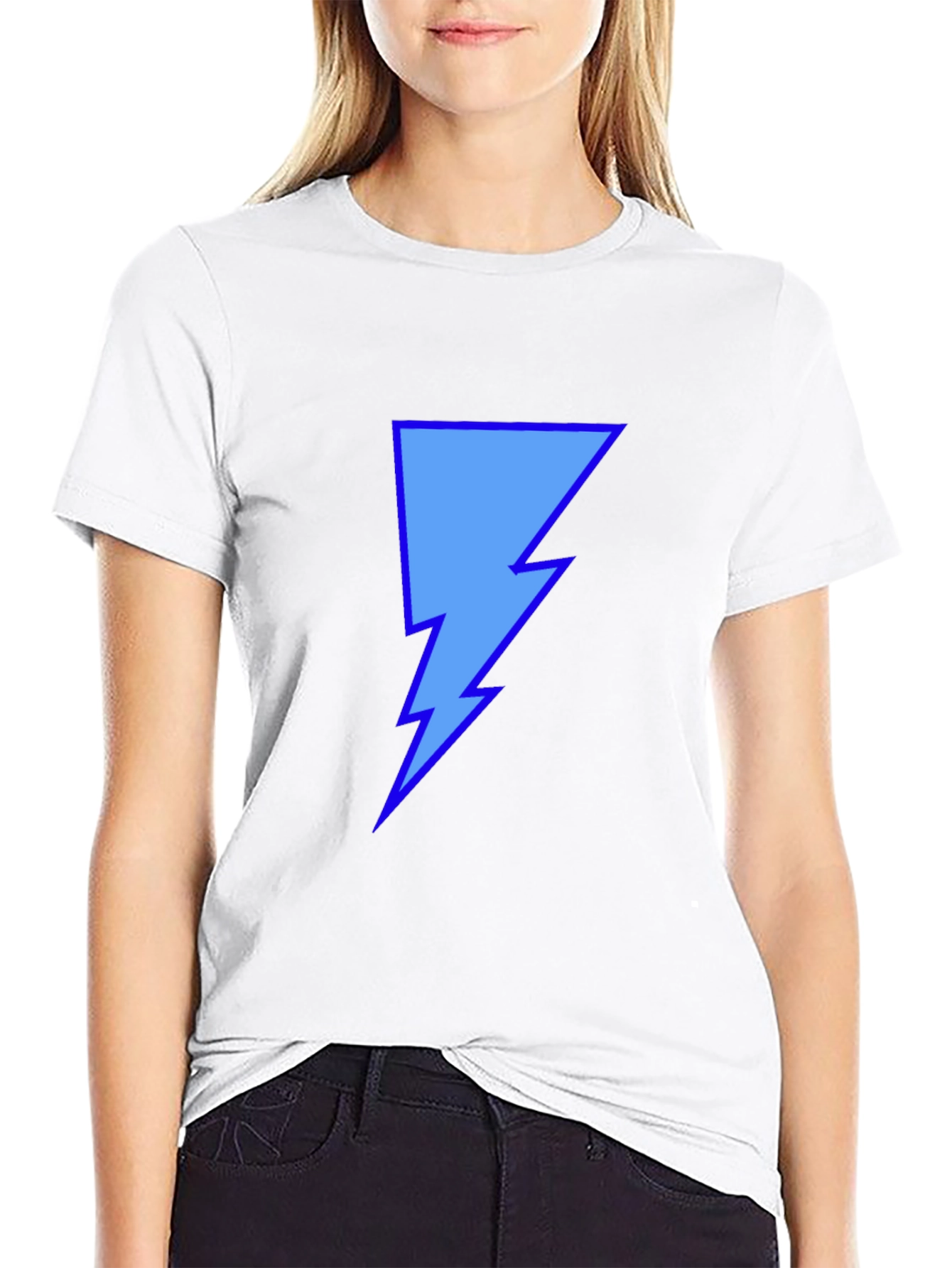 Lightning Bolt Graphic Tee - Stylish Casual Wear