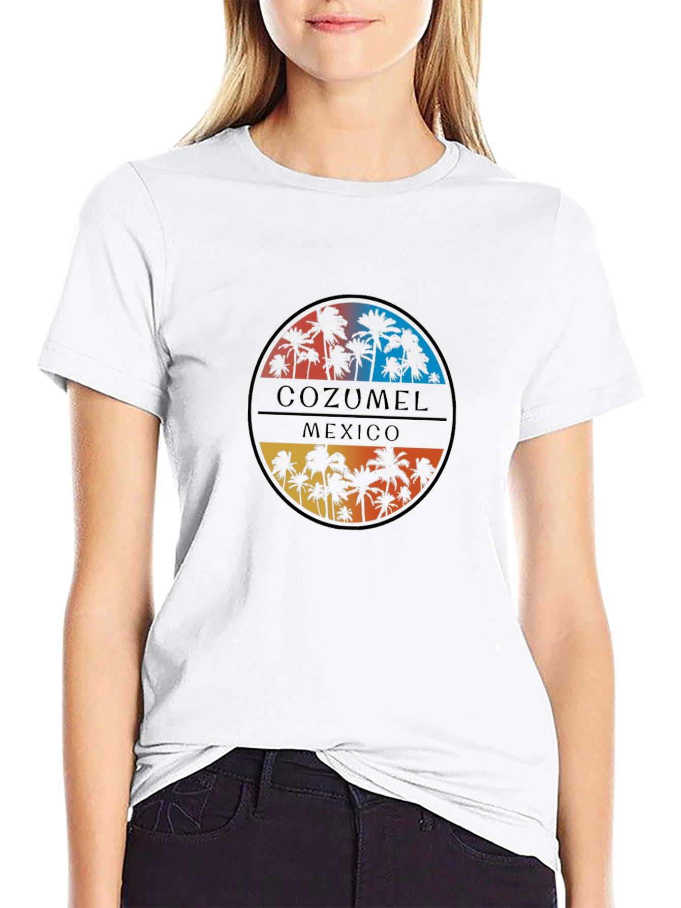 Cozumel Mexico Palm Tree T-Shirt
