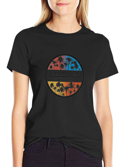 Cozumel Mexico Palm Tree T-Shirt