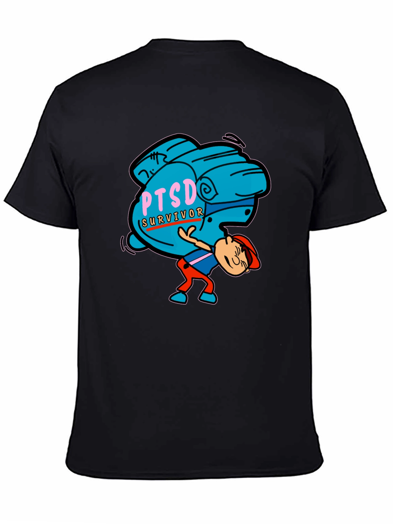 PTSD Survivor Graphic Tee - Mental Health Awareness