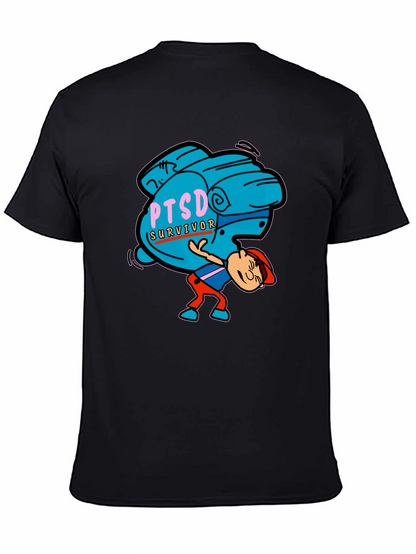 PTSD Survivor Graphic Tee - Mental Health Awareness
