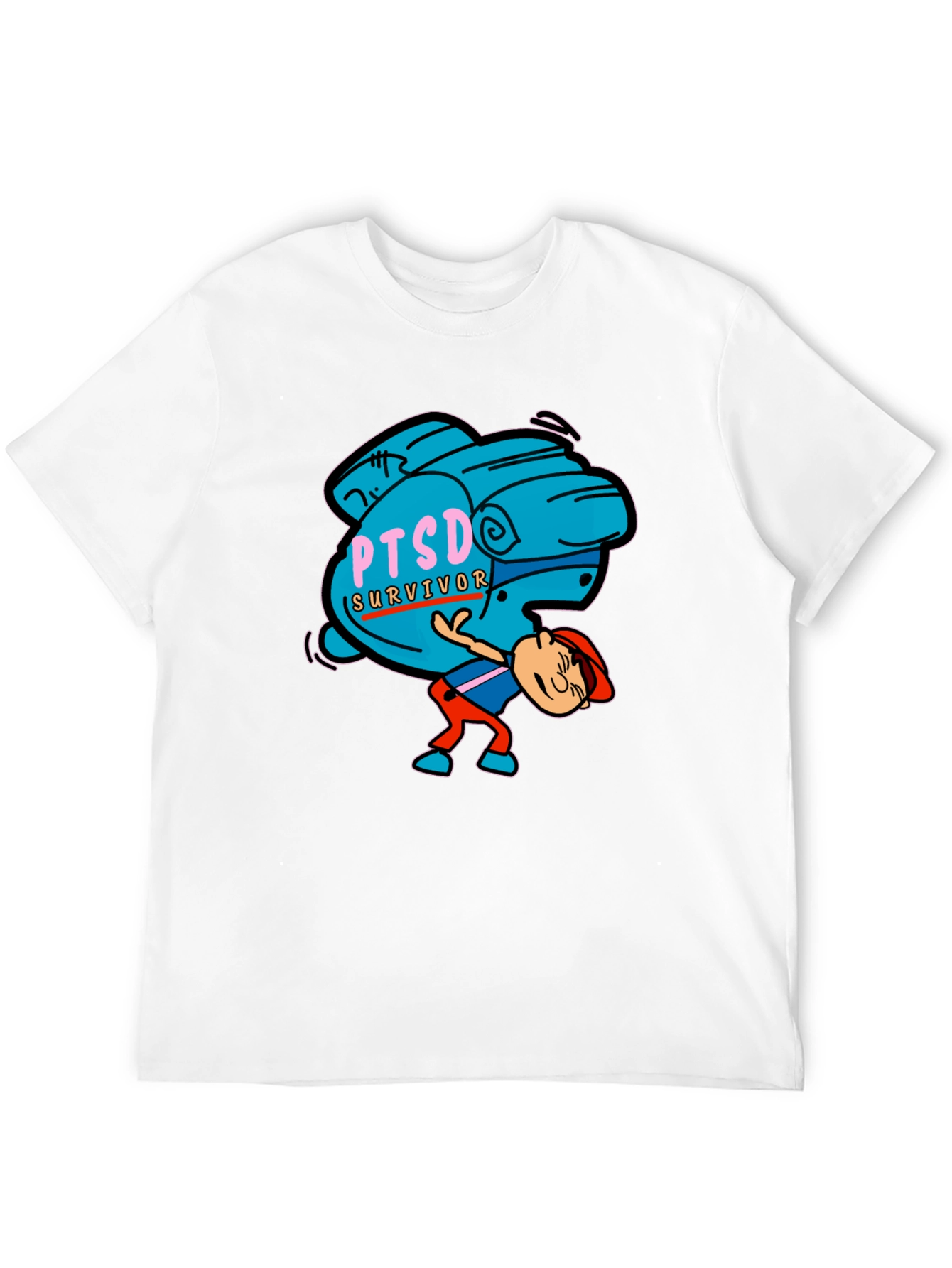 PTSD Survivor Graphic Tee - Mental Health Awareness