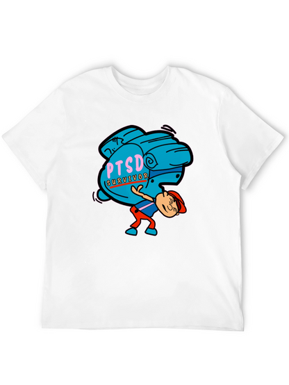 PTSD Survivor Graphic Tee - Mental Health Awareness