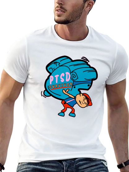 PTSD Survivor Graphic Tee - Mental Health Awareness